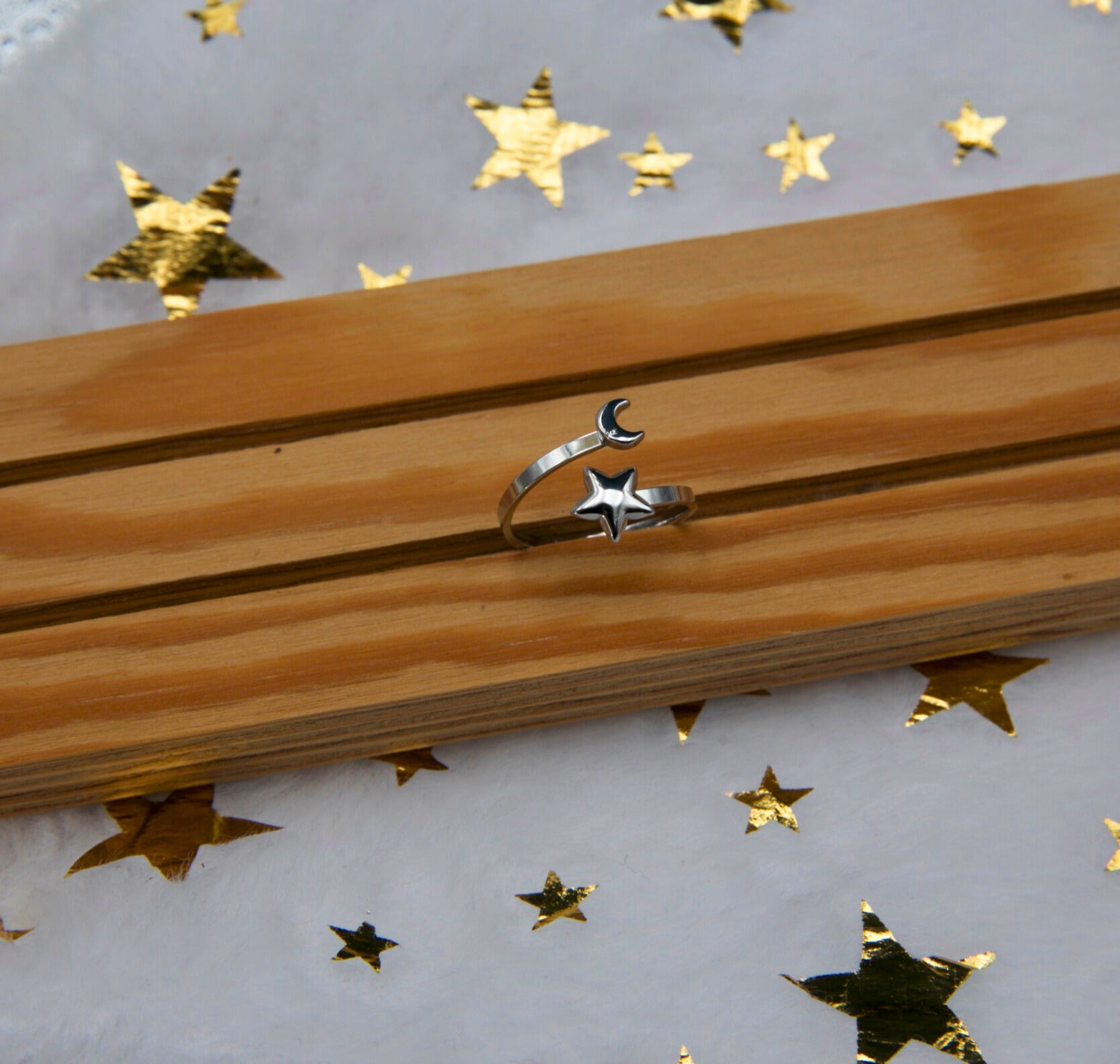 ring heavenly sign zilver