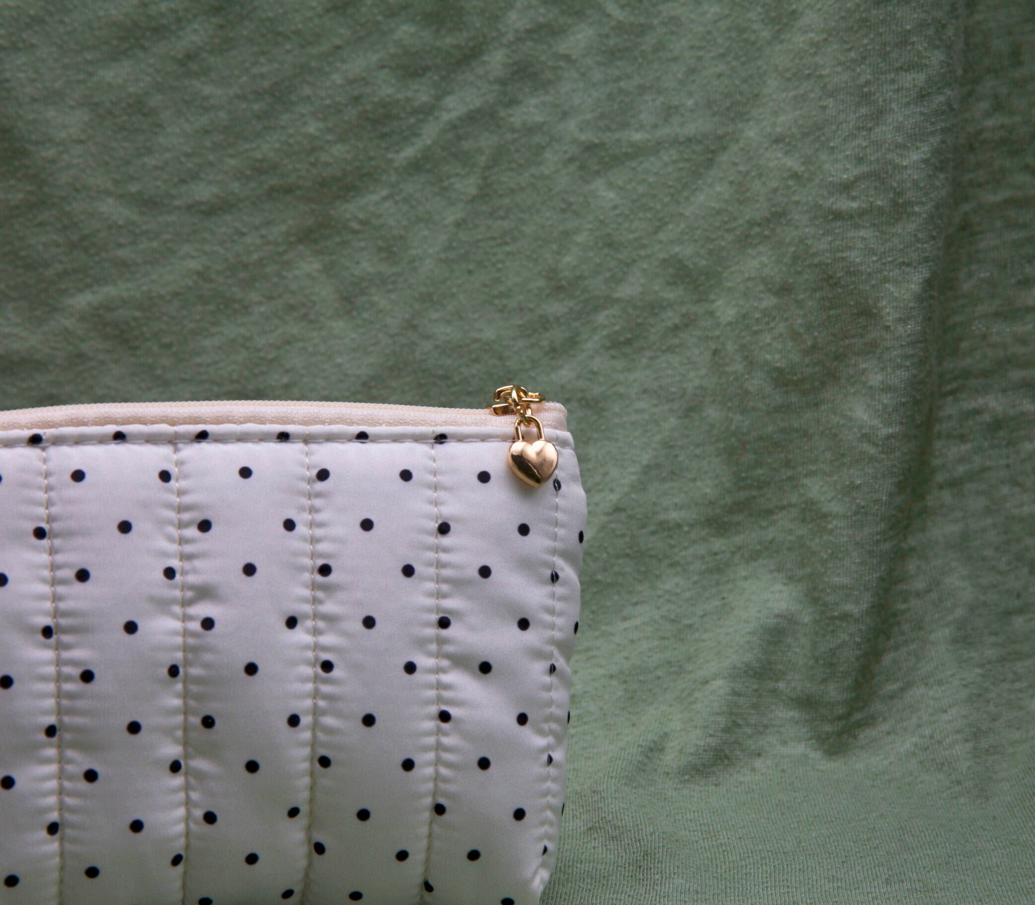 toilettas zwarte stipjes