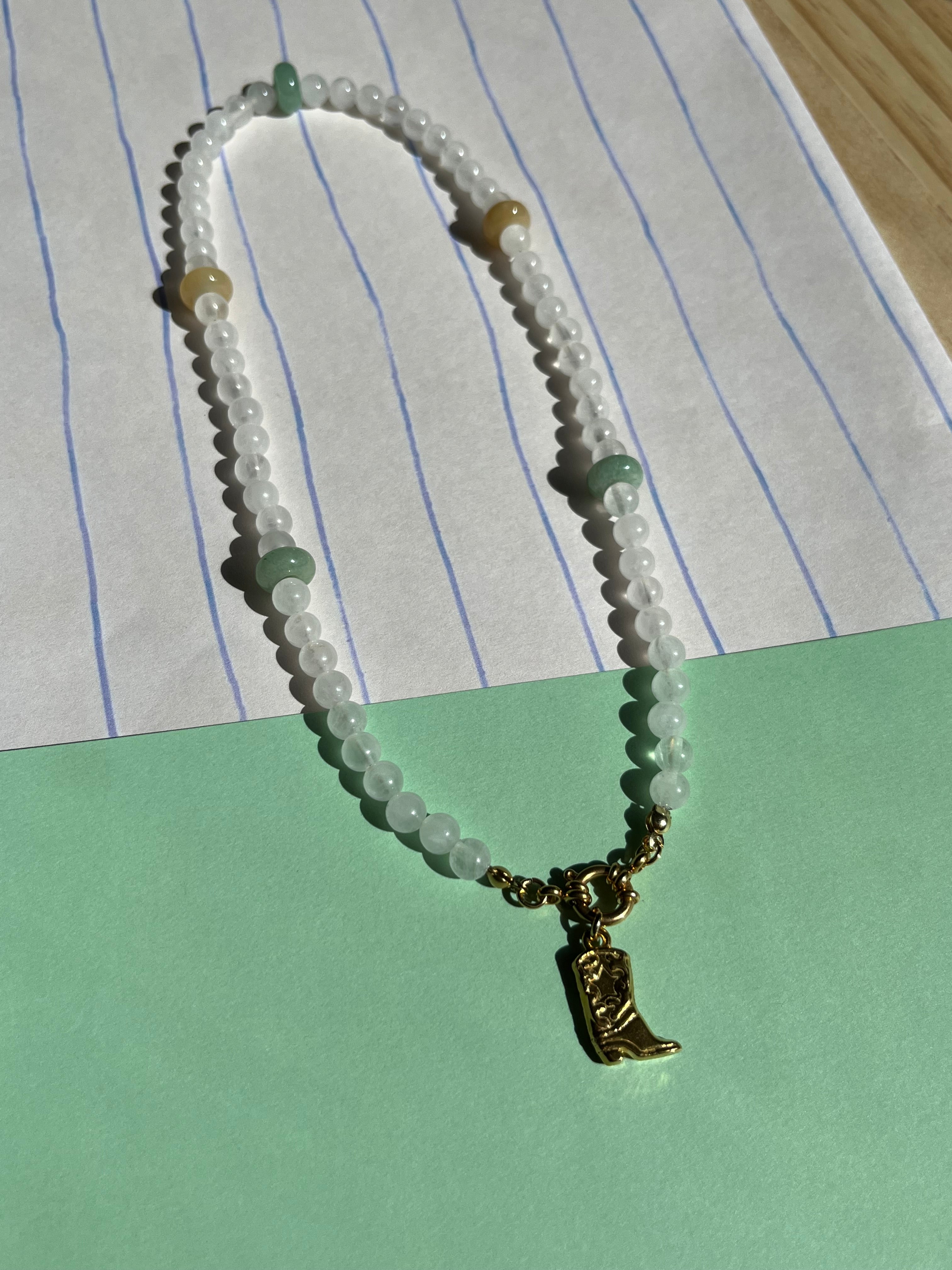 ketting natuursteen boot