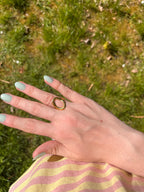 Ring hoop goud