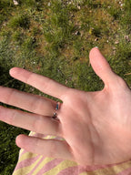 Ring golvend zilver