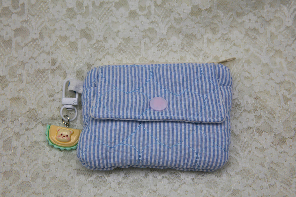 portemonnee blauw streepjes