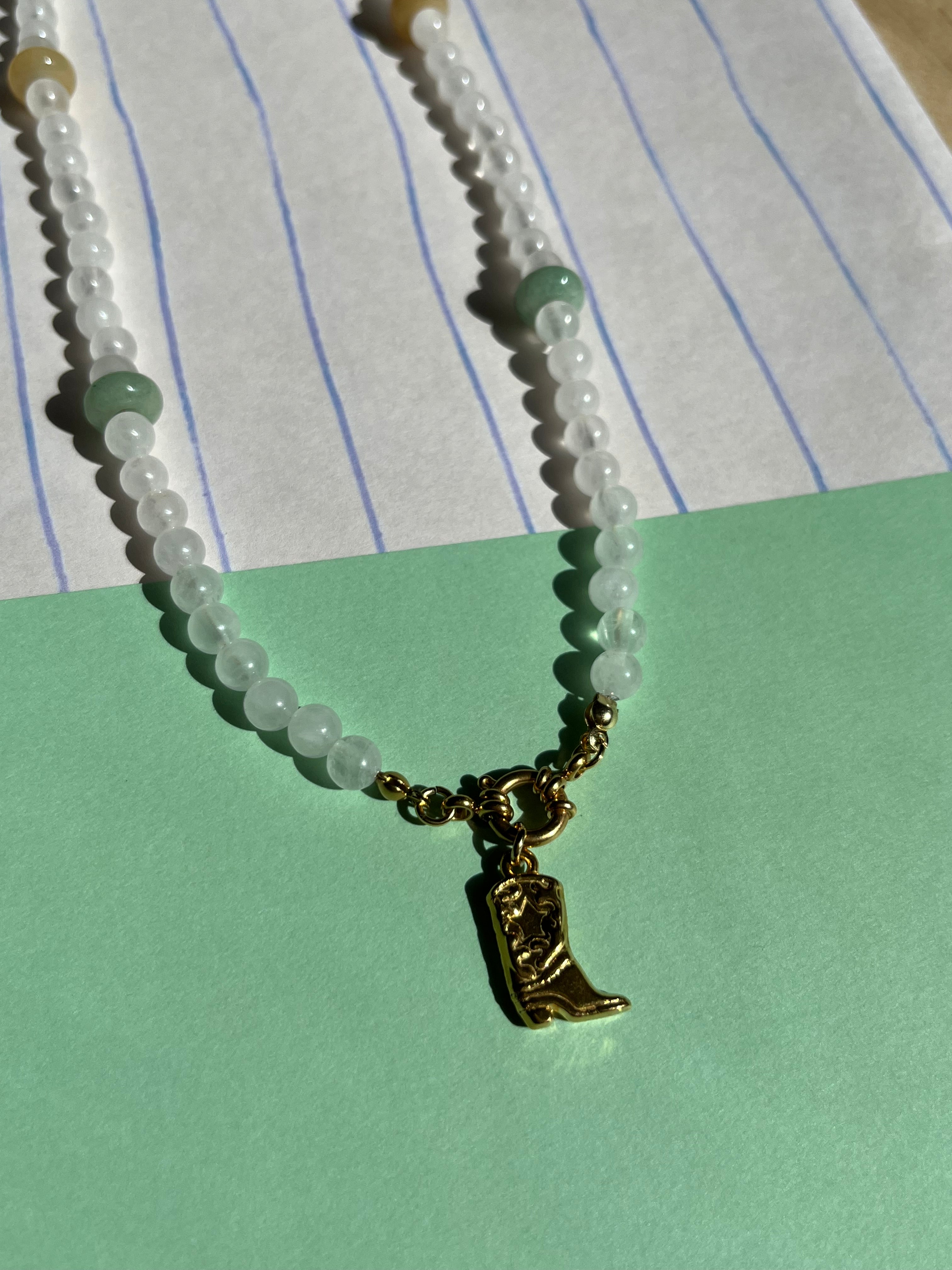 ketting natuursteen boot