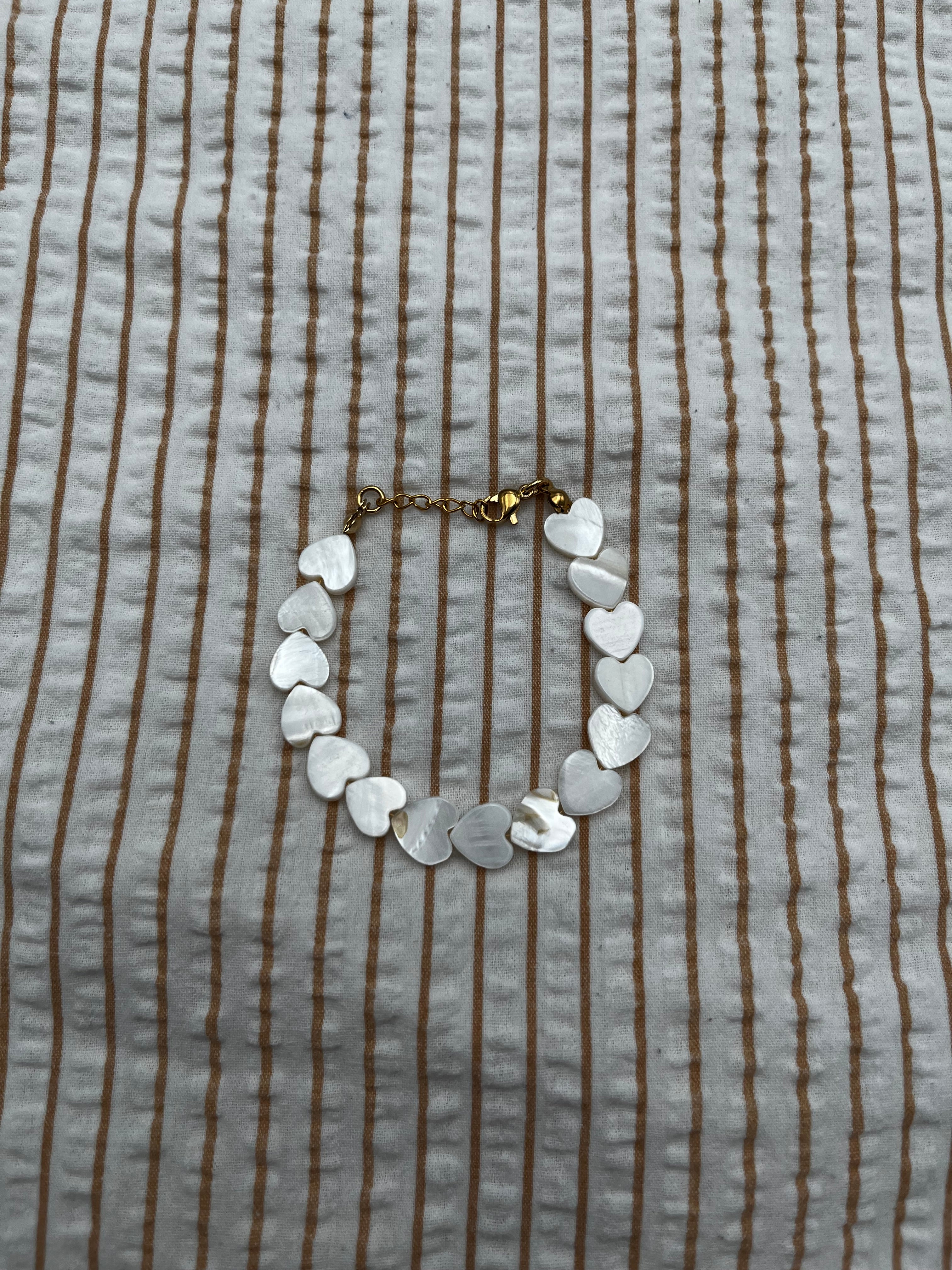 Armband Pearl Heart