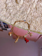 Charm armband coral fish