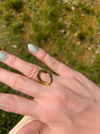 Ring hoop goud