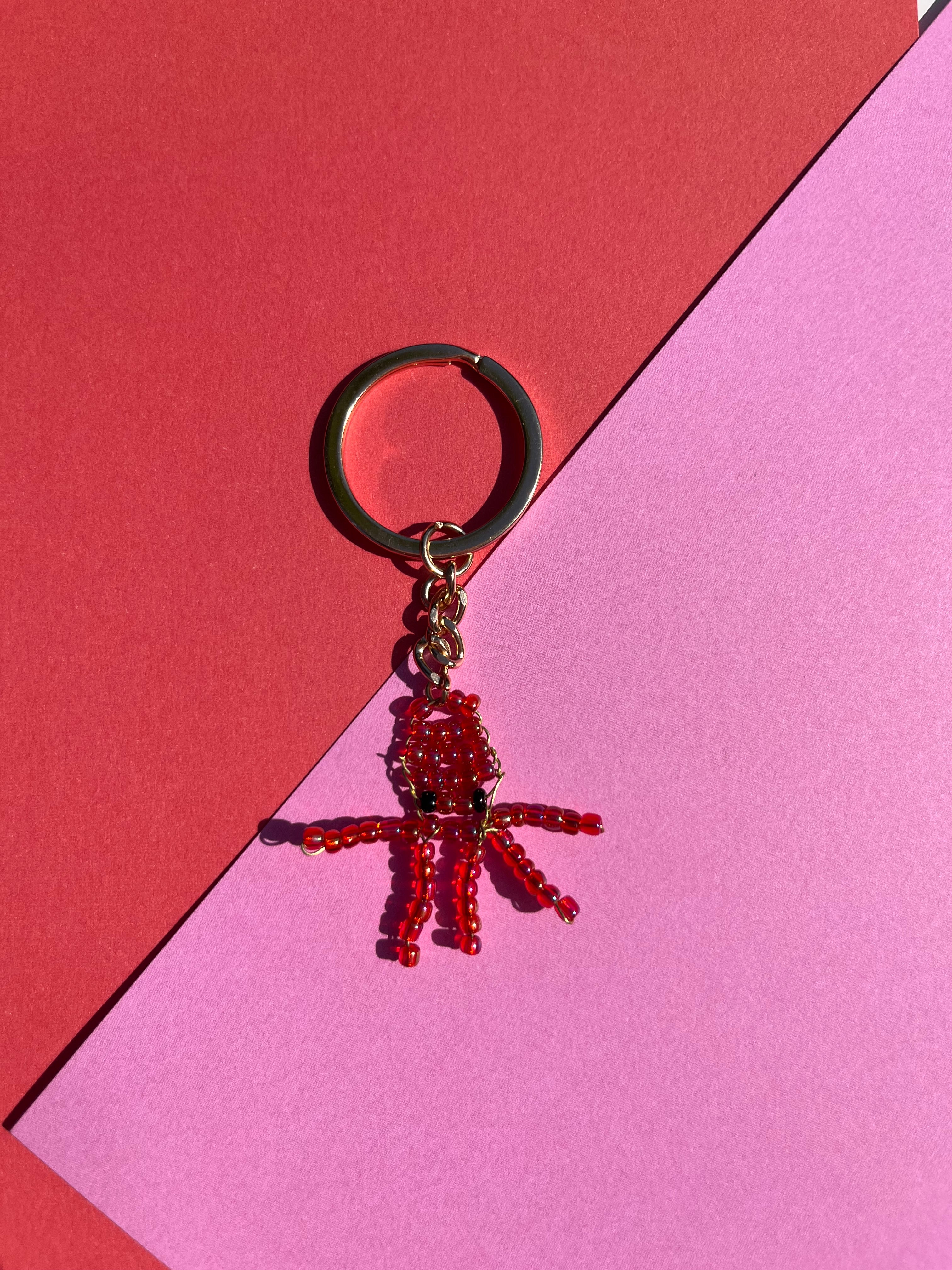 sleutelhanger rode octopus
