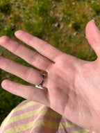 Zilvere hoop ring