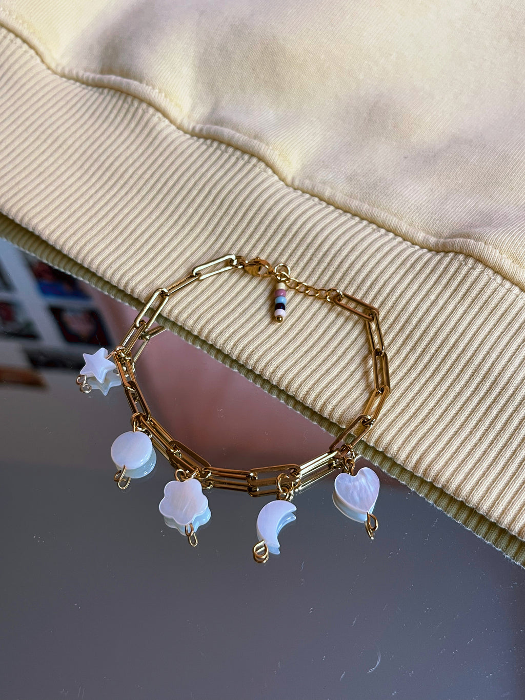 Charm armband moonlight sky