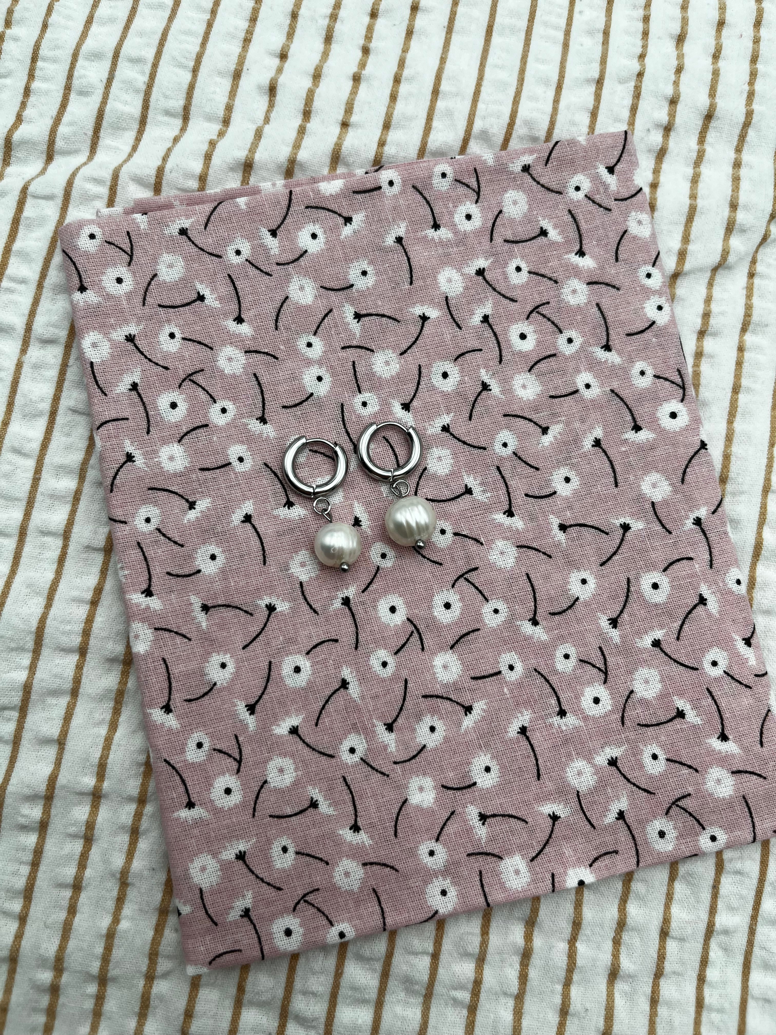 oorbel pearls zilver