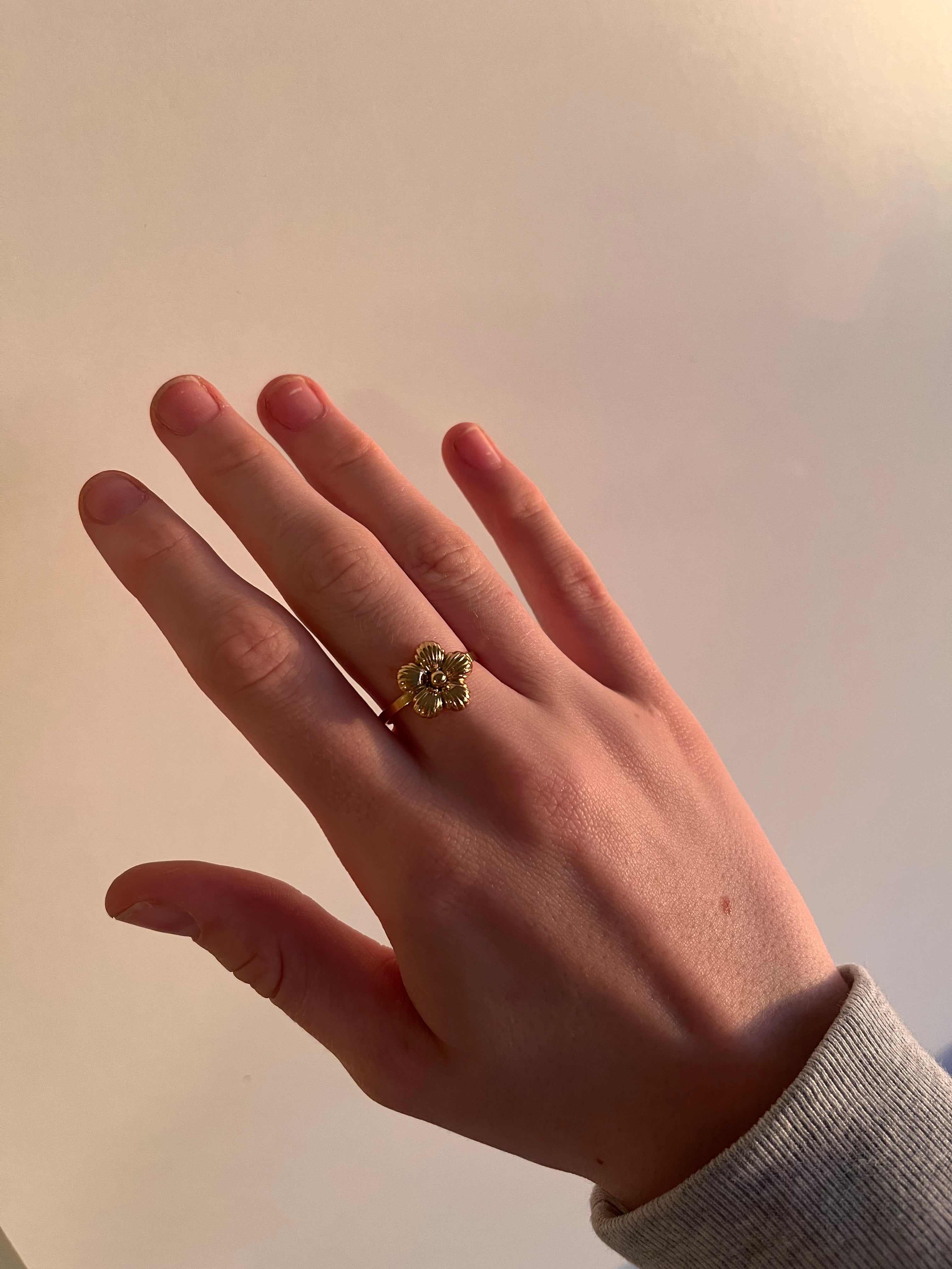 daisy ring goud