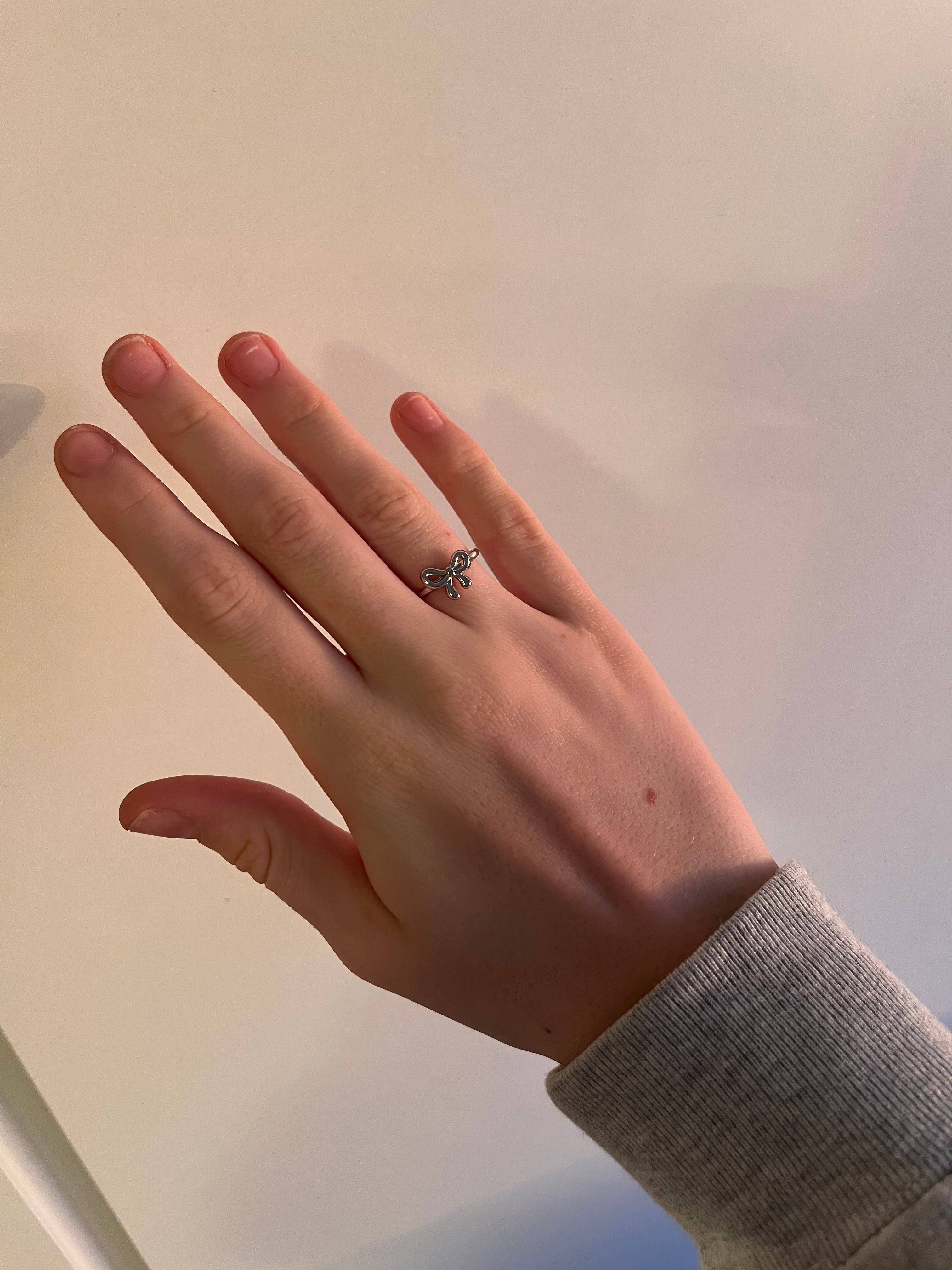 ring bow life zilver