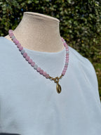 ketting natuusteen pastel shell