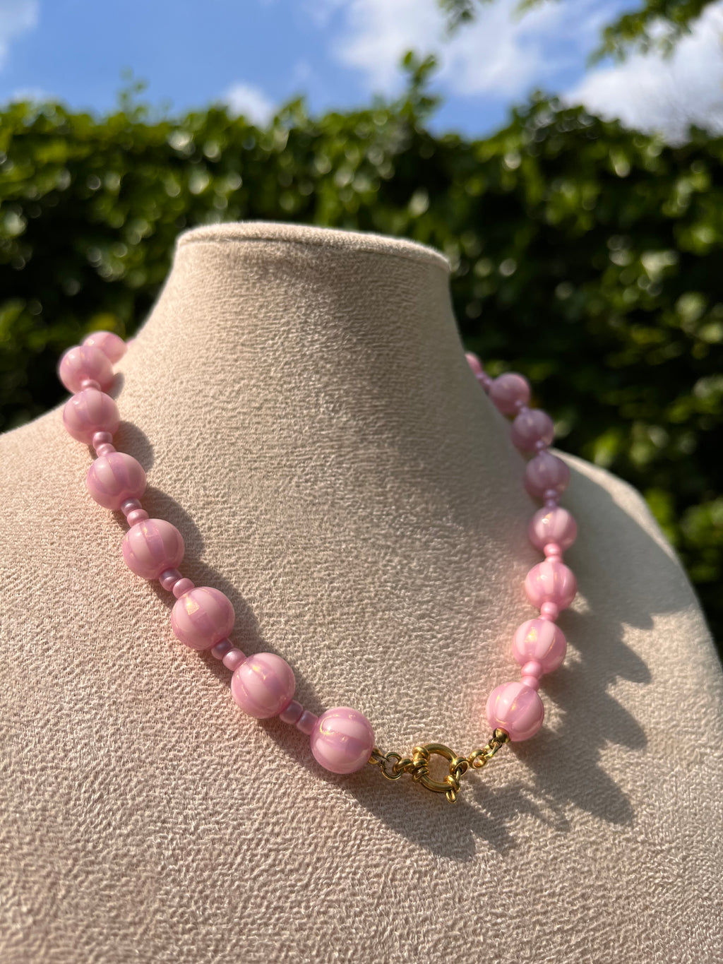 ketting roze streepjes