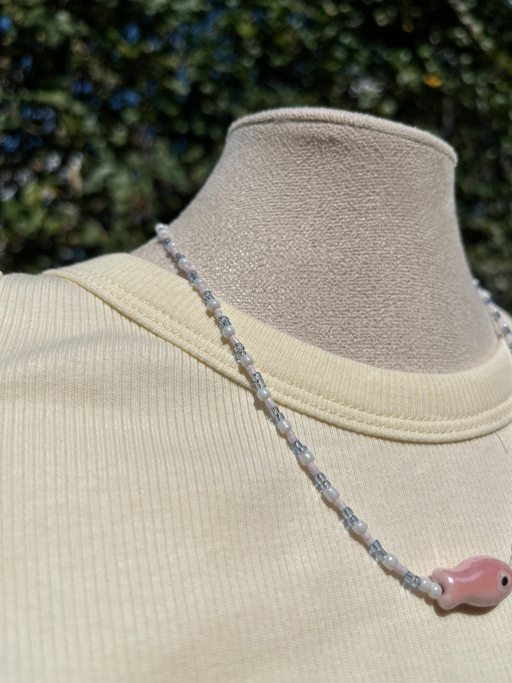 ketting summer pink fish