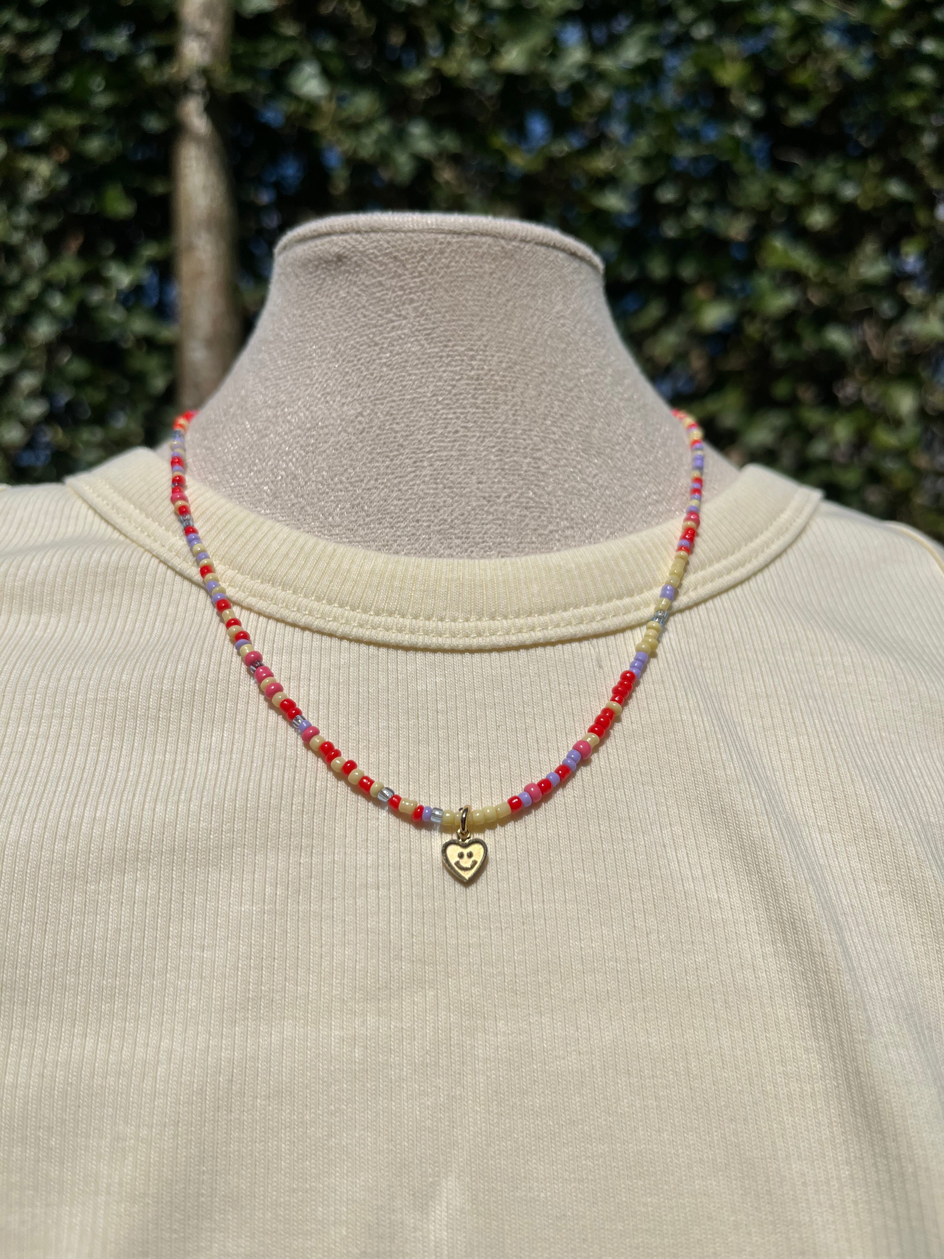 ketting blush smile heart