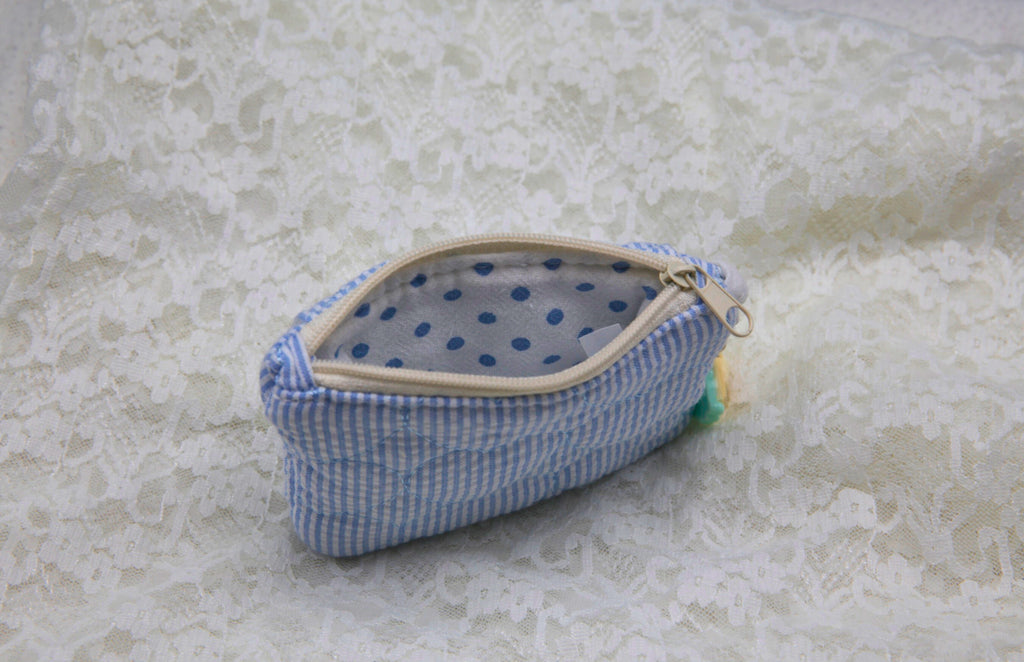 portemonnee blauw streepjes